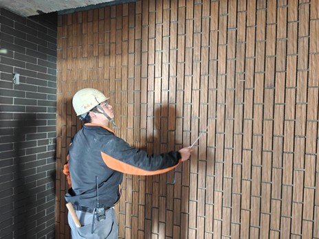 璞園畾畾青 2026.01.15 A棟17F外牆磚空鼓查驗