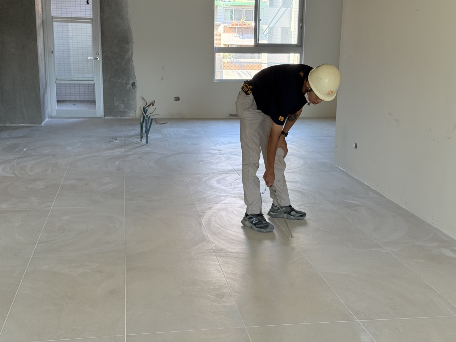 璞園樸園 2025.09.15 室內貼磚地坪鼓脹查驗