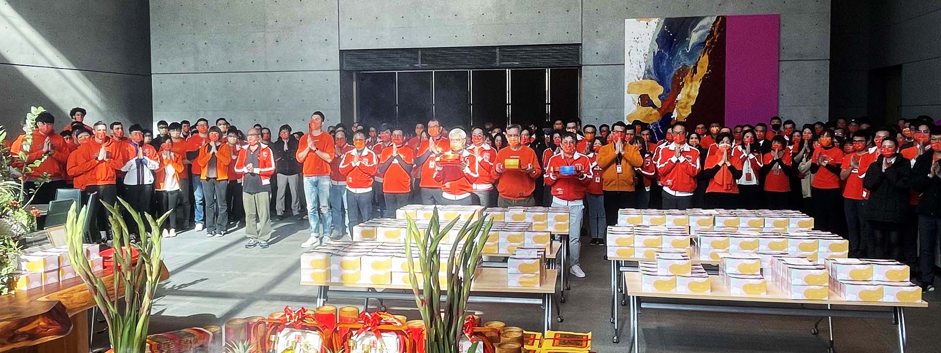 璞園建築團隊玉兔年開工拜拜