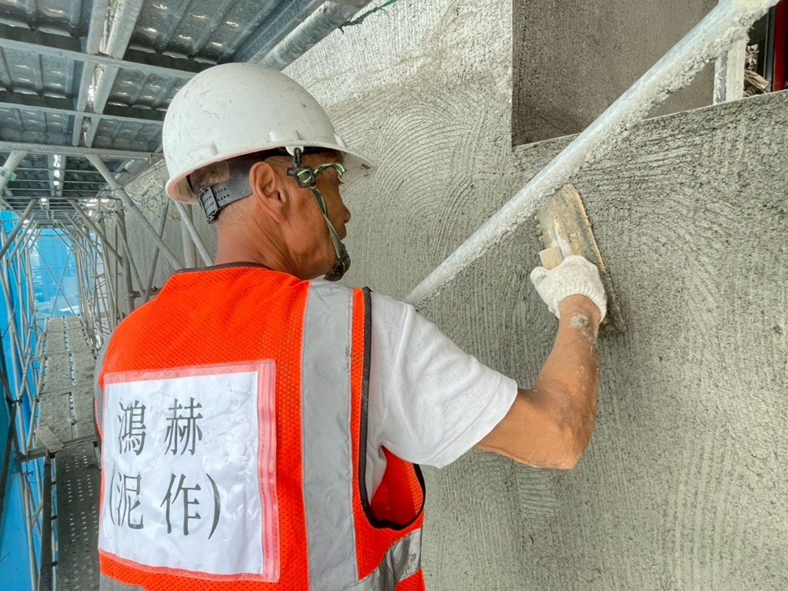 璞園喆里東 12F外牆粉刷