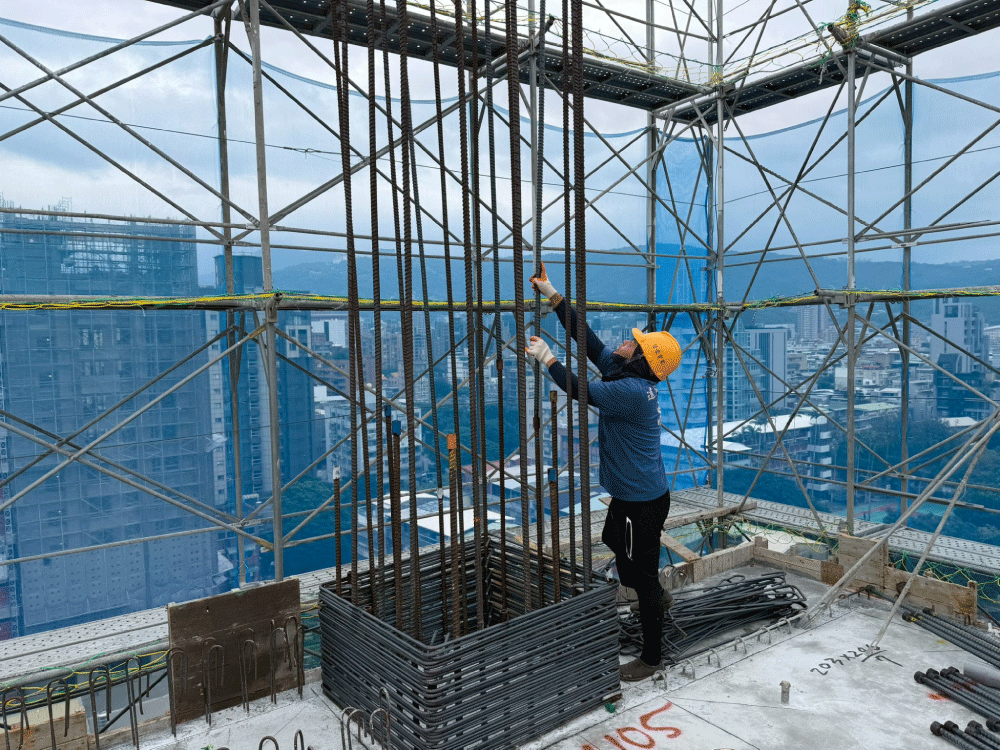 璞園喆里東 柱筋鎖接