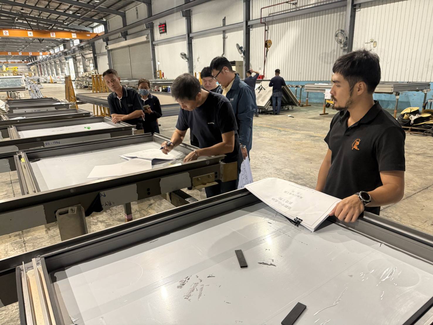 築觀 帷幕組裝廠驗