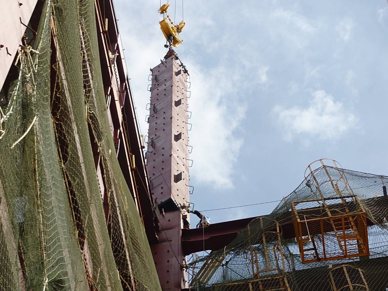 築觀 第四節鋼柱吊裝