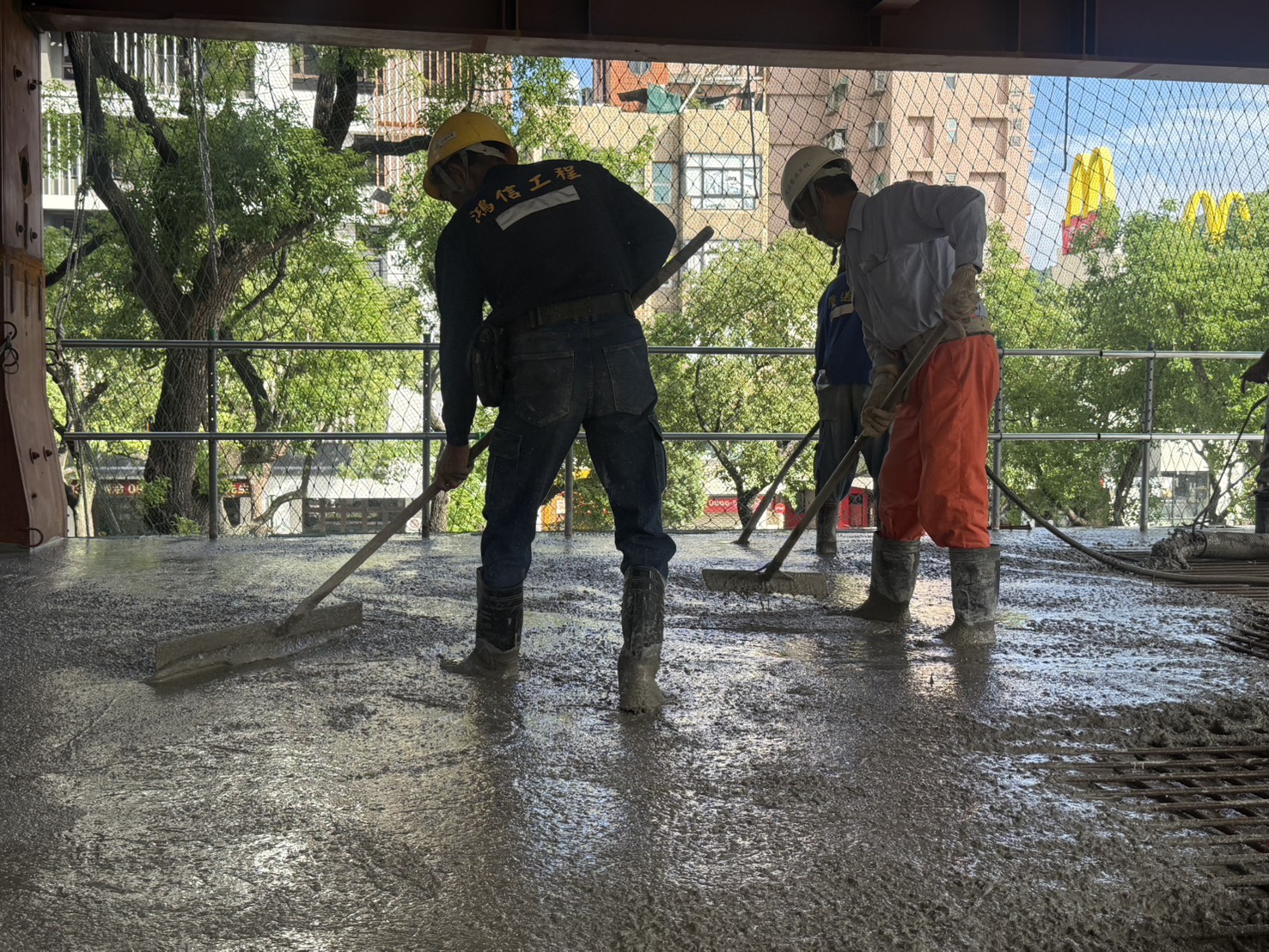 築觀 2FL混凝土澆置