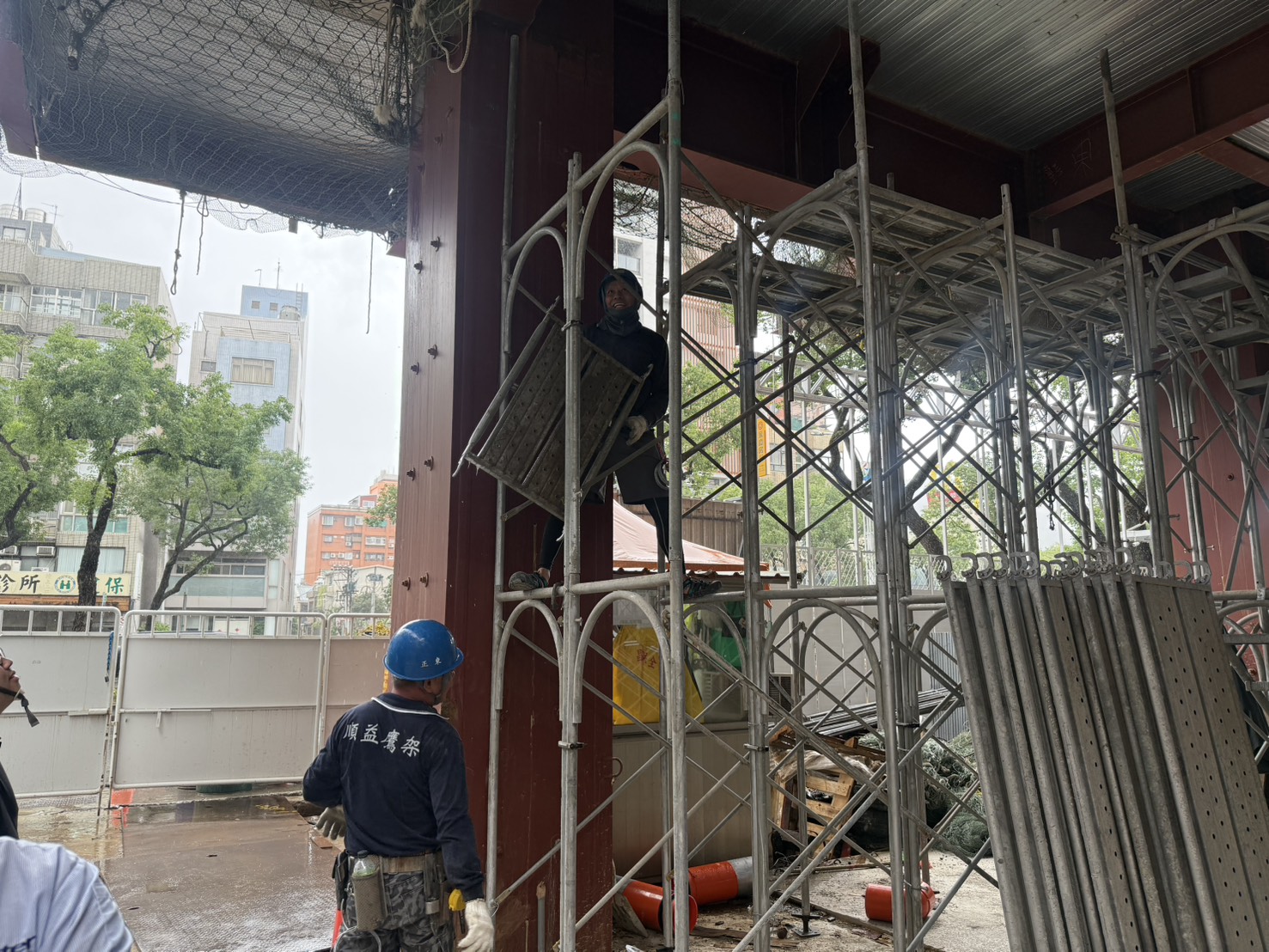 築觀 1F支撐排架搭設