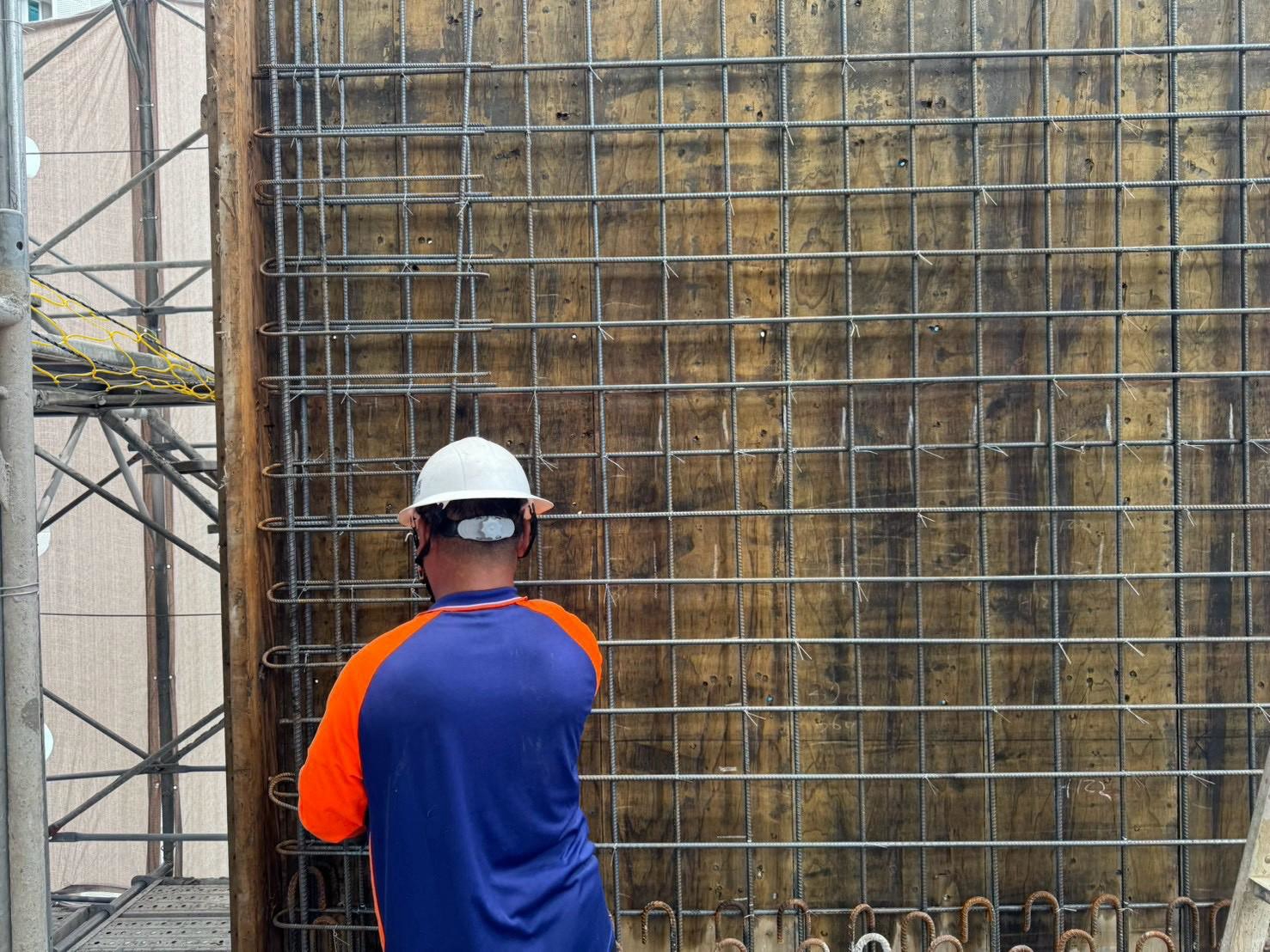 璞園泊隱 2026.07.30 9F牆鋼筋綁紮工程